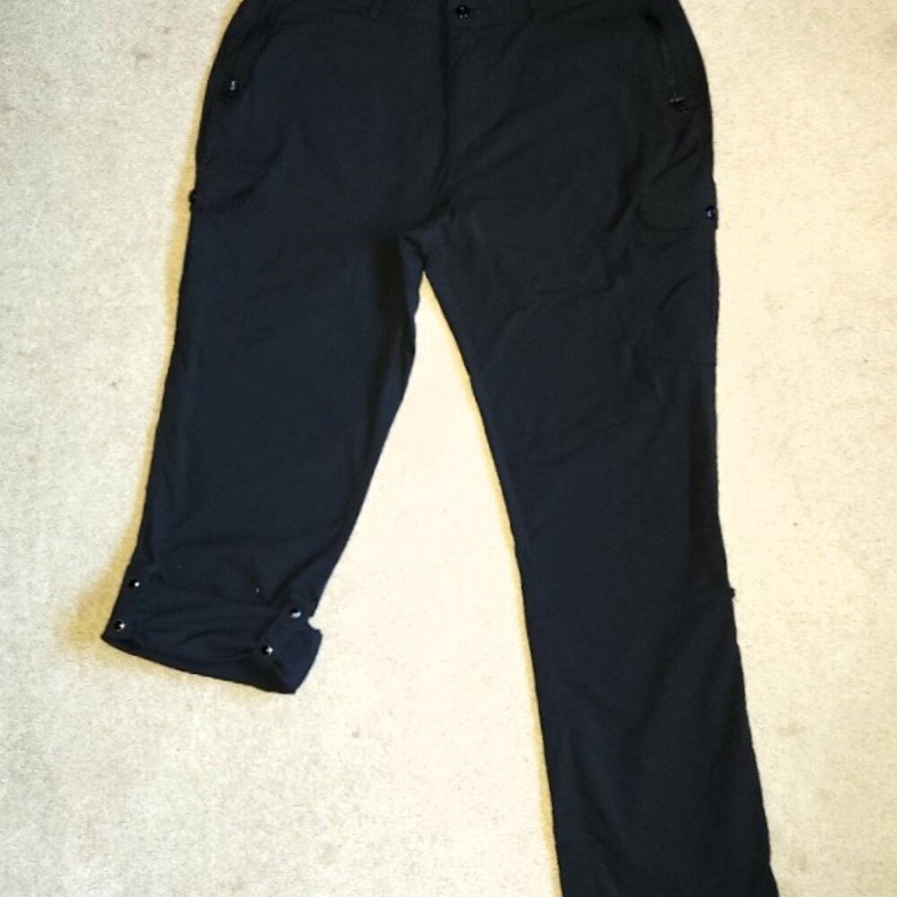 Clothing Arts Women’s Pick-Pocket Proof Travel Pants, Size 14 Regular, Black